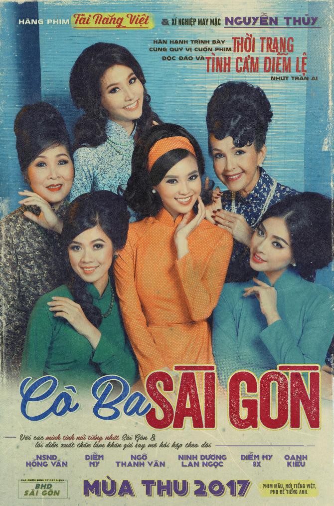 Tấm poster đầu tiên của Cô Ba Sài Gòn dậy sóng mạng xã hội