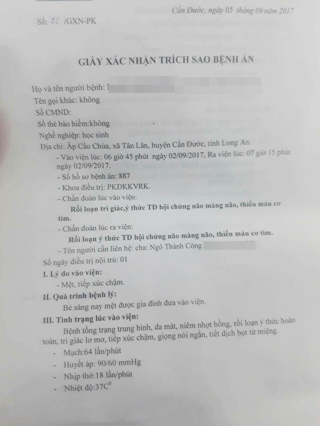 Người nhà tức tưởi “tố” phòng khám tắc trách khiến bé gái 9 tuổi chết oan uổng trên đường chuyển viện - Ảnh 1.