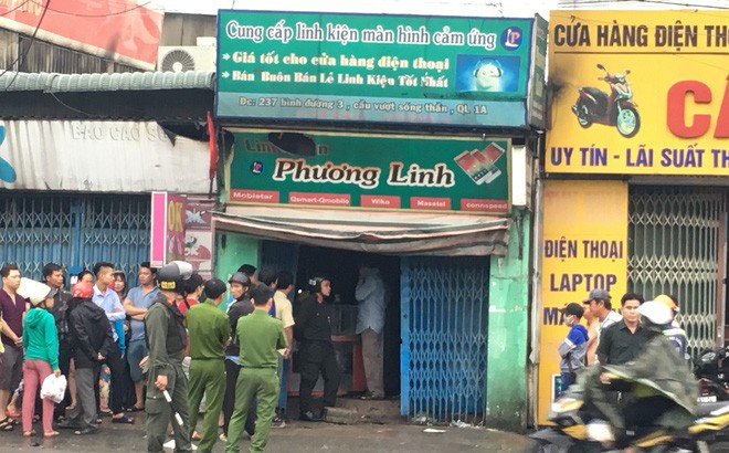  Người phụ nữ chết ch&aacute;y trong tiệm kinh doanh linh kiện điện thoại l&uacute;c rạng s&aacute;ng - Ảnh 1.