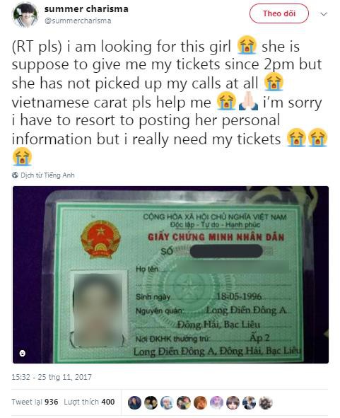 Khổ như fan nước ngoài sang Việt Nam xem MAMA: Mua vé chát 13 triệu, bị móc túi, kẻ xấu dùng CMT giả lừa đảo - Ảnh 1.