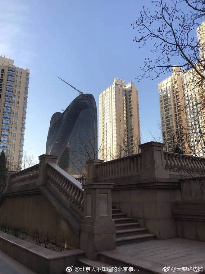 Trung Quốc: Xây tòa nhà giống hình con trai, bị dân chê làm xấu phong thủy cả thành phố - Ảnh 1.