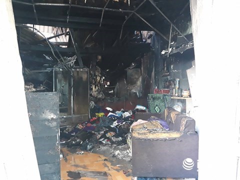 Vụ cháy nhà khiến 3 mẹ con tử vong: Do quạt treo tường bị chập điện - Ảnh 1.
