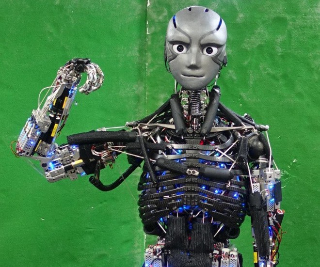 Con robot n&agrave;y c&oacute; thể tập thể dục v&agrave;... đổ mồ h&ocirc;i, kh&ocirc;ng kh&aacute;c g&igrave; con người - Ảnh 1.