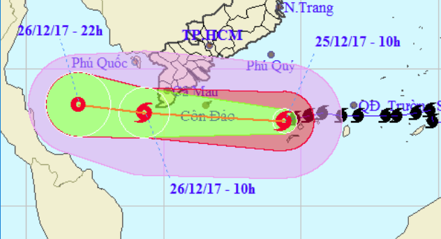 Người dân cả nước thở phào: Siêu bão Tembin giảm cấp và tâm bão không vào đất liền Việt Nam  - Ảnh 2.