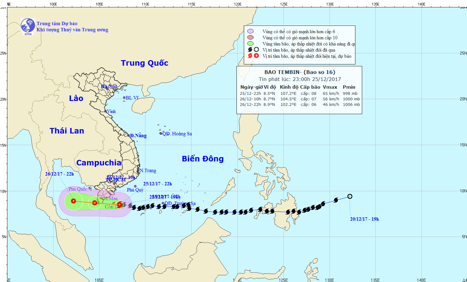Bão Tembin tiếp tục suy yếu nhưng hoàn lưu bão vẫn gây mưa cho các tỉnh Nam Bộ, gió giật cấp 7 - Ảnh 1.