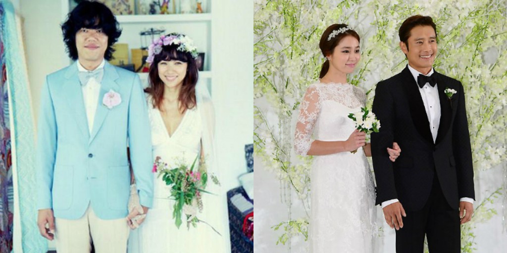 Các cặp sao kết hôn cùng thời điểm: Người hạnh phúc bên chồng nghèo, kẻ khổ sở khi lấy đại gia - Ảnh 1.