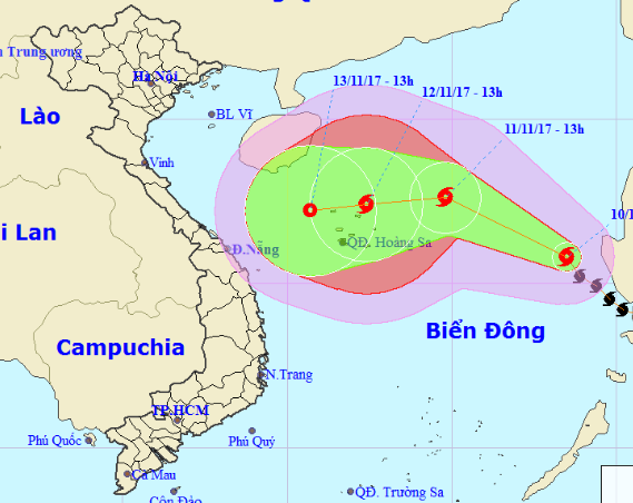 Nhìn lại 16 cơn bão đổ bộ Biển Đông chỉ trong vòng nửa năm 2017 - Điều chưa từng có trong lịch sử - Ảnh 9.