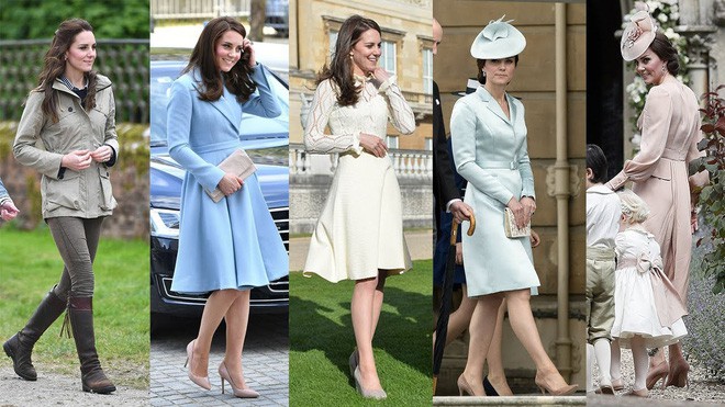 Công nương Kate Middleton giữ vững thương hiệu biểu tượng thời trang đình  đám của Hoàng gia Anh