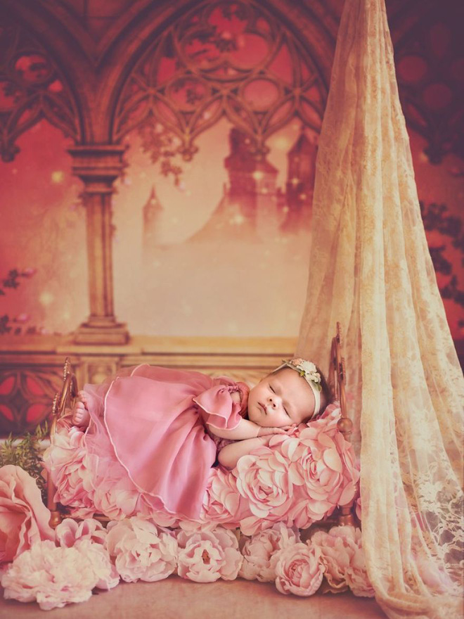 Bộ ảnh đẹp lung linh của các bé sơ sinh vào vai công chúa Disney - Ảnh 21.