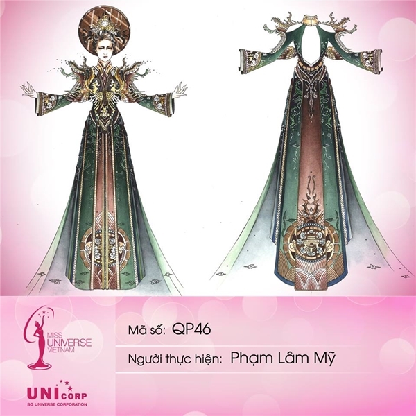 Chiêm ngưỡng 5 bộ quốc phục thi Hoa Hậu Hoàn Vũ 2016 của đại diện Việt Nam - Ảnh 6.