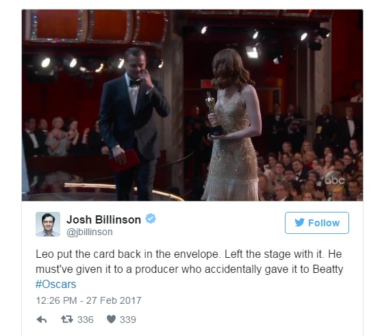 Thuyết &acirc;m mưu: Thủ phạm vụ nhầm lẫn g&acirc;y sốc của Oscar 2017 ch&iacute;nh l&agrave; Leonardo DiCaprio? - Ảnh 4.