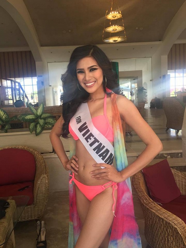 Cắt váy làm áo choàng, Nguyễn Thị Thành tiếp tục lọt top ở phần thi bikini - Ảnh 12.