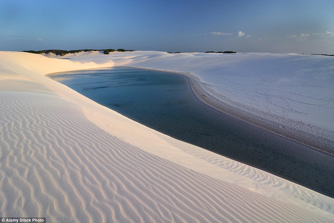 Kỳ diệu cảnh sa mạc biến thành hàng ngàn hồ nước xanh biếc đẹp như tiên cảnh - Ảnh 13.