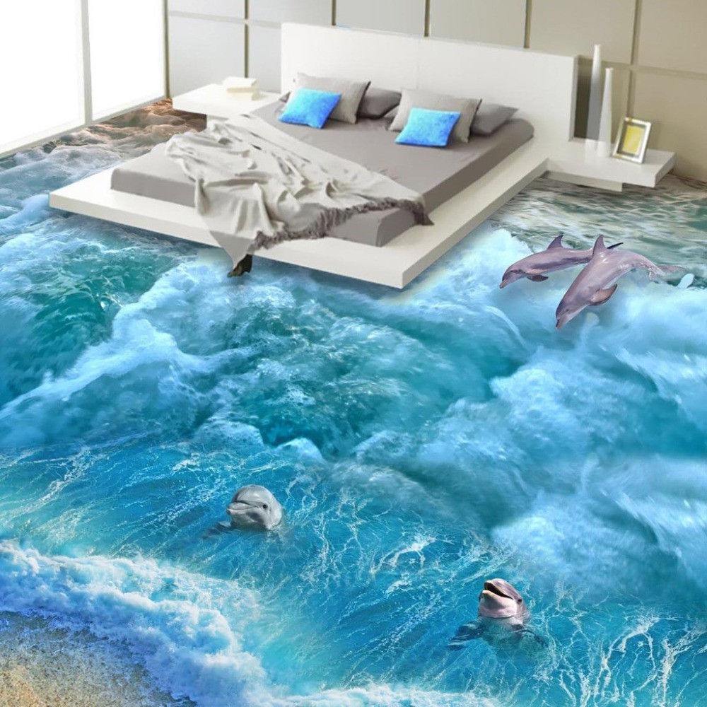 14 ý tưởng lát sàn 3D đưa bạn lạc vào thế giới đại dương mênh mông - Ảnh 25.