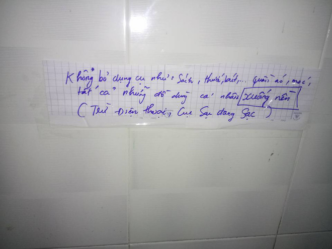Bảng nội quy khắt khe đến mức khó tin của 3 nam sinh cùng phòng trọ - Ảnh 18.