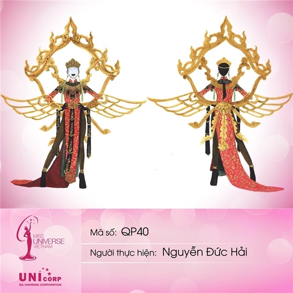 Chiêm ngưỡng 5 bộ quốc phục thi Hoa Hậu Hoàn Vũ 2016 của đại diện Việt Nam - Ảnh 10.