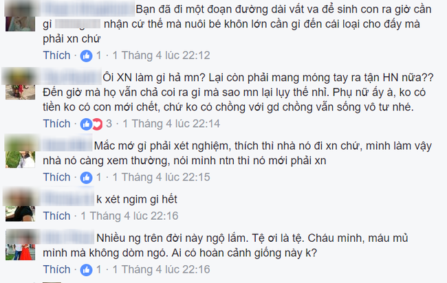 Đau đớn chịu tiếng chửa hoang, mẹ đơn thân ngậm ngùi cắt móng tay con để nhà nội xét nghiệm ADN - Ảnh 4.