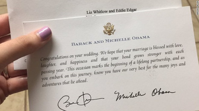 Gửi thiệp mời cưới cho ông Obama, có thể bạn sẽ nhận được điều bất ngờ - Ảnh 3.