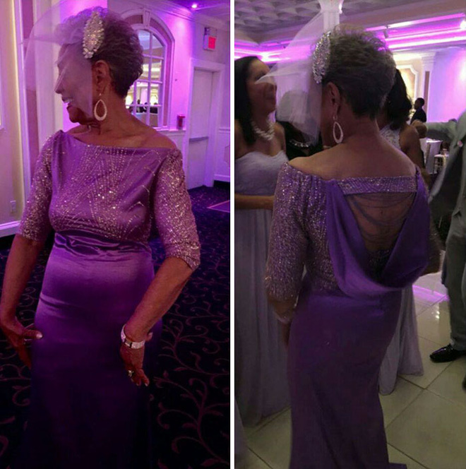 Nhan sắc xinh đẹp rạng rỡ của cô dâu 86 tuổi trong chiếc váy cưới tự thiết kế làm dân tình “phát hờn” - Ảnh 3.