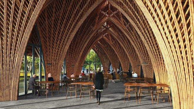 Nhà hàng tre của kiến trúc sư Việt đang xây dở đã lên tạp chí danh tiếng - Ảnh 3.