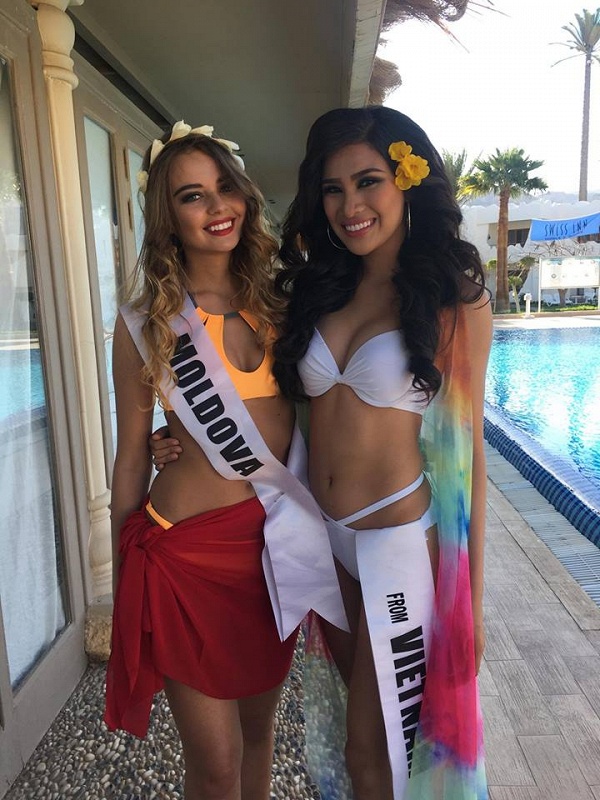 Cắt váy làm áo choàng, Nguyễn Thị Thành tiếp tục lọt top ở phần thi bikini - Ảnh 4.