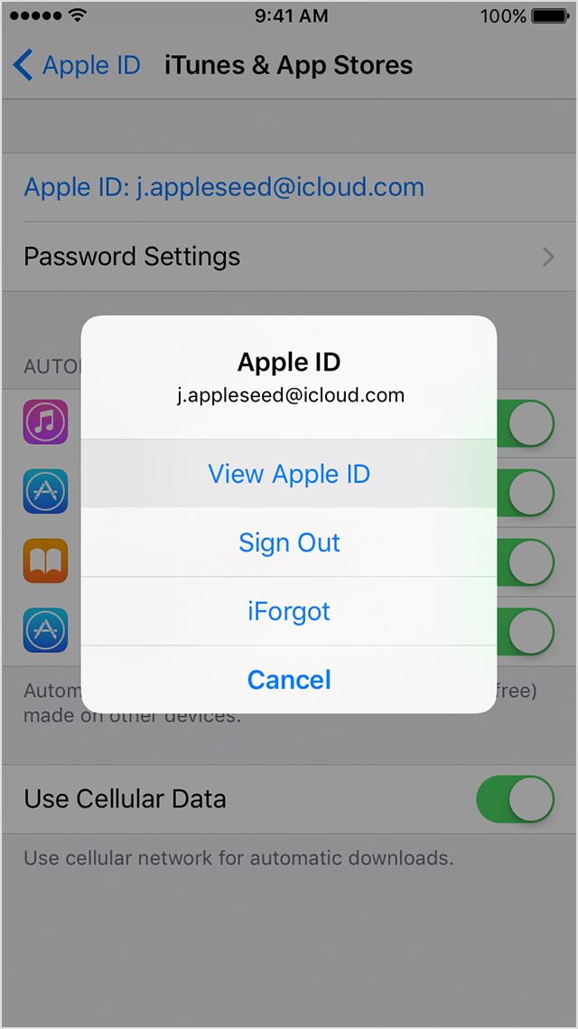 where to find apple id