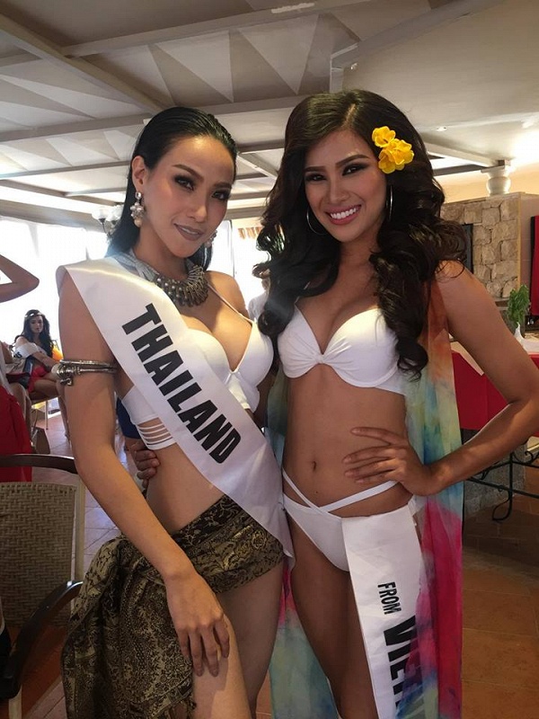 Cắt váy làm áo choàng, Nguyễn Thị Thành tiếp tục lọt top ở phần thi bikini - Ảnh 5.