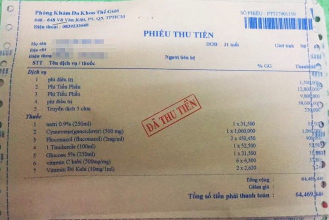 TP.HCM: Bệnh nhân tố phòng khám tư vẽ thêm bệnh để lấy hơn 64 triệu đồng? - Ảnh 5. TP.HCM: Bệnh nhân tố phòng khám tư vẽ thêm bệnh để lấy hơn 64 triệu đồng? - Ảnh 5.