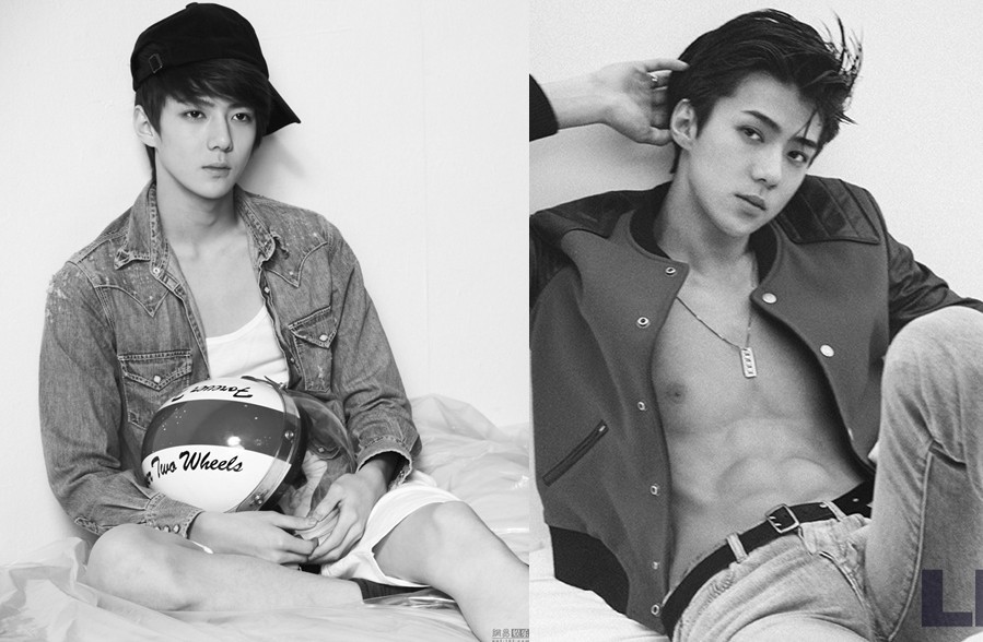 Vừa khoe múi săn như tượng tạc, em út EXO tiếp tục “cởi” khoe body trên tạp chí - Ảnh 5. Vừa khoe múi săn như tượng tạc, em út EXO tiếp tục “cởi” khoe body trên tạp chí - Ảnh 5.