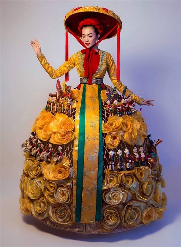 Chiêm ngưỡng 5 bộ quốc phục thi Hoa Hậu Hoàn Vũ 2016 của đại diện Việt Nam - Ảnh 3.