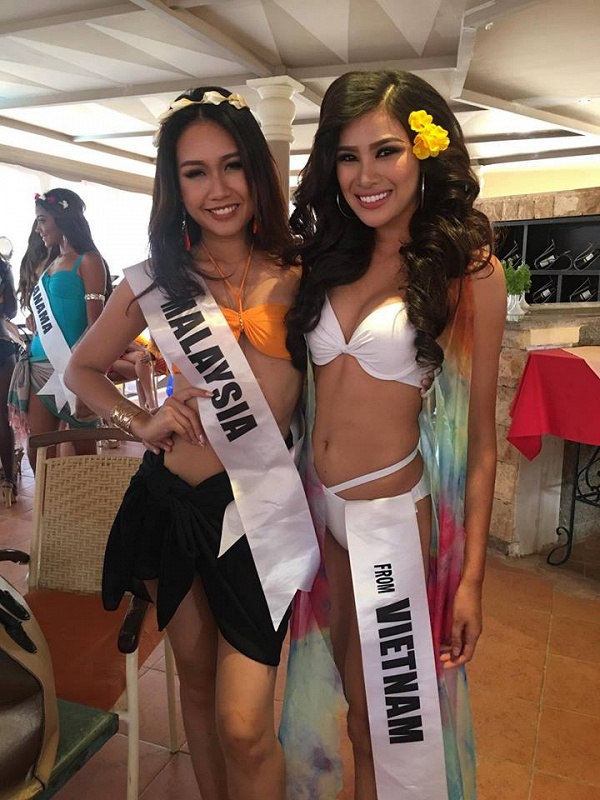 Cắt váy làm áo choàng, Nguyễn Thị Thành tiếp tục lọt top ở phần thi bikini - Ảnh 6.