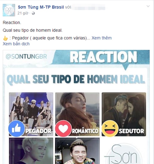 Tin được kh&ocirc;ng, Sơn T&ugrave;ng đ&atilde; c&oacute; fanpage ở Brazil, Nhật Bản v&agrave; H&agrave;n Quốc! - Ảnh 7.