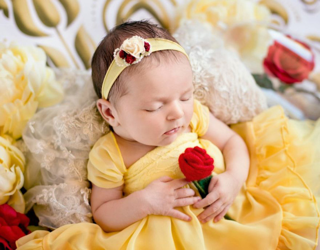 Bộ ảnh đẹp lung linh của các bé sơ sinh vào vai công chúa Disney - Ảnh 13.