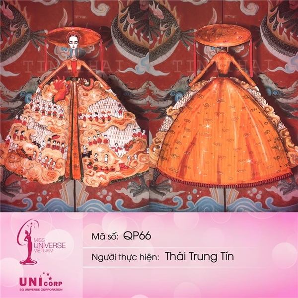 Chiêm ngưỡng 5 bộ quốc phục thi Hoa Hậu Hoàn Vũ 2016 của đại diện Việt Nam - Ảnh 4.