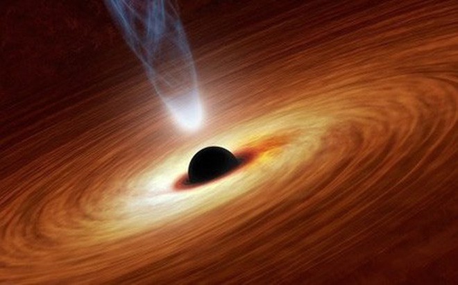 Tìm thấy hố đen siêu khủng bằng 800 triệu Mặt trời ở rìa vũ trụ - Ảnh 1.