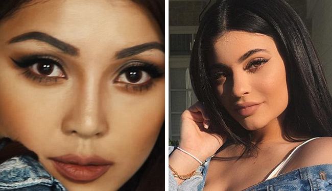 Cô gái Hàn Quốc trổ tài biến hình thành Kylie Jenner mà không cần phẫu thuật thẩm mỹ - Ảnh 4.