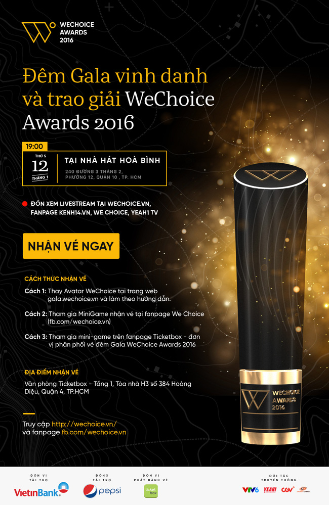 Vì sao bạn không thể bỏ qua sự kiện hot nhất V-biz đầu năm 2017 - Gala WeChoice Awards 2016? - Ảnh 4.