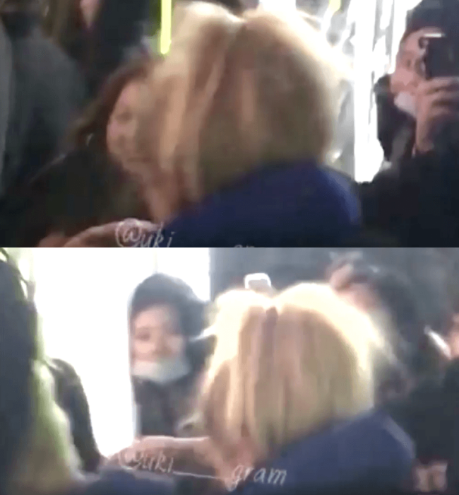 Lộ clip G-Dragon cưng chiều bảo vệ, hôn Dara giữa đám đông fan hỗn loạn - Ảnh 6.