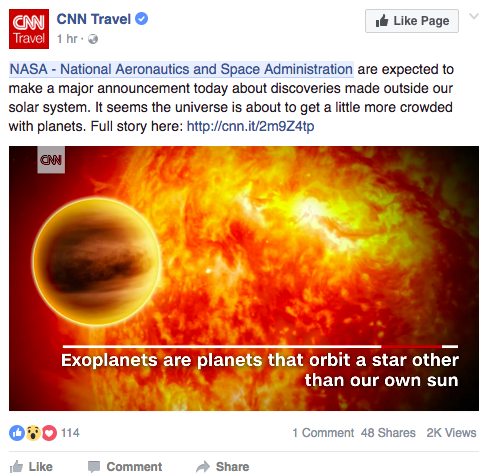 Loạt báo lớn trên thế giới hào hứng chờ đón buổi họp báo NASA công bố phát hiện quan trọng bên ngoài Hệ Mặt trời - Ảnh 3.