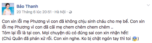Nghe lời Người Phán Xử, bà Phương và Vân công khai xin lỗi nhau trên Facebook - Ảnh 3.