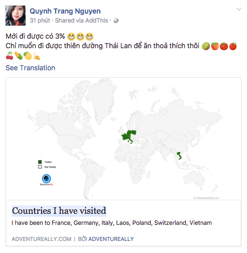 Hot nhất tuần qua: Dân tình trên Facebook hào hứng khoe mình đã đặt chân đến bao nhiêu nước - Ảnh 8. Hot nhất tuần qua: Dân tình trên Facebook hào hứng khoe mình đã đặt chân đến bao nhiêu nước - Ảnh 8.