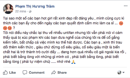 Nhận xét giọng hát Chi Pu mà khiến người ta nể và phục, thì có lẽ Hương Tràm đã không phải xoá status đi! - Ảnh 1.