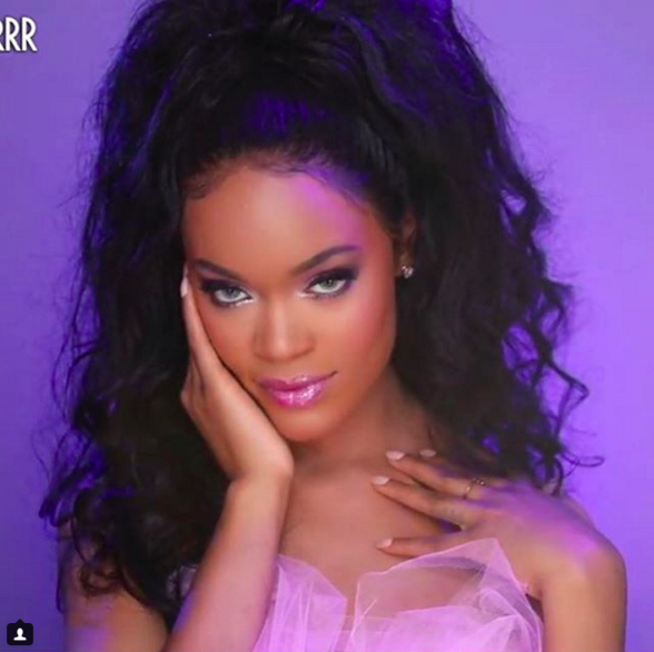 Nhờ makeup giỏi, cô nàng này đã biến thành em sinh đôi của Rihanna mà chẳng cần thẩm mỹ - Ảnh 2.