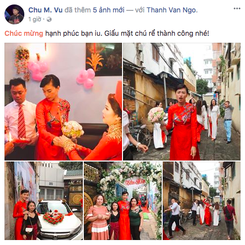 Dân mạng xôn xao trước hình ảnh Ngô Thanh Vân mặc áo dài trong lễ rước dâu - Ảnh 1.