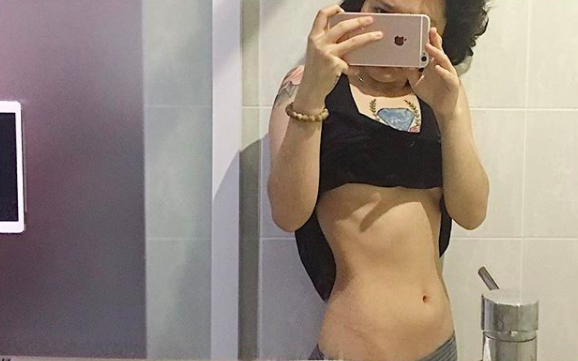 Tiên Tiên hào hứng khoe vóc dáng mới sau khi giảm 15 kg - Ảnh 1. Tiên Tiên hào hứng khoe vóc dáng mới sau khi giảm 15 kg - Ảnh 1.