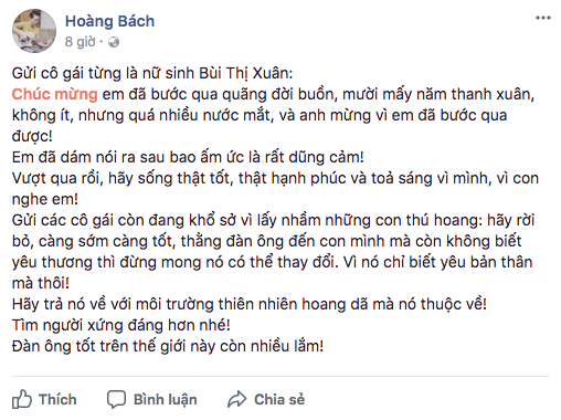 Loạt sao lên tiếng đồng cảm trước nỗi đau của Thu Thủy - Ảnh 5.