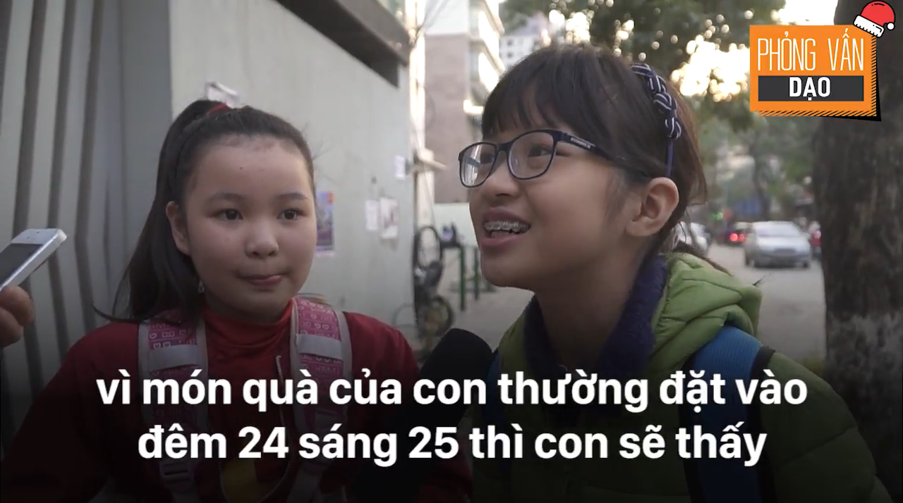 Phỏng vấn dạo: Ông già Noel trong mắt tụi trẻ con trông như thế nào? - Ảnh 8.