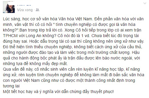 Trò hề của CLB Long An được đưa vào bài giảng ở trường Đại học - Ảnh 3.