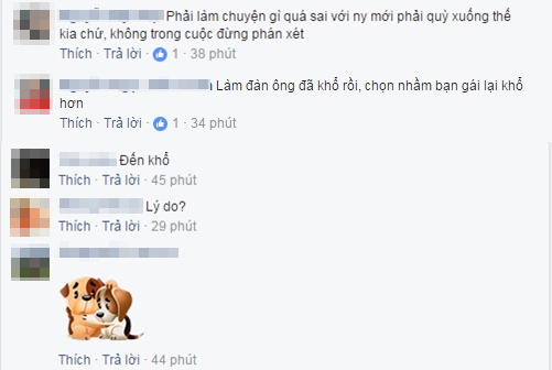 Mặc cho bạn trai quỳ dưới chân, cô gái vẫn nắm đầu tát liên tiếp vào mặt - Ảnh 3.