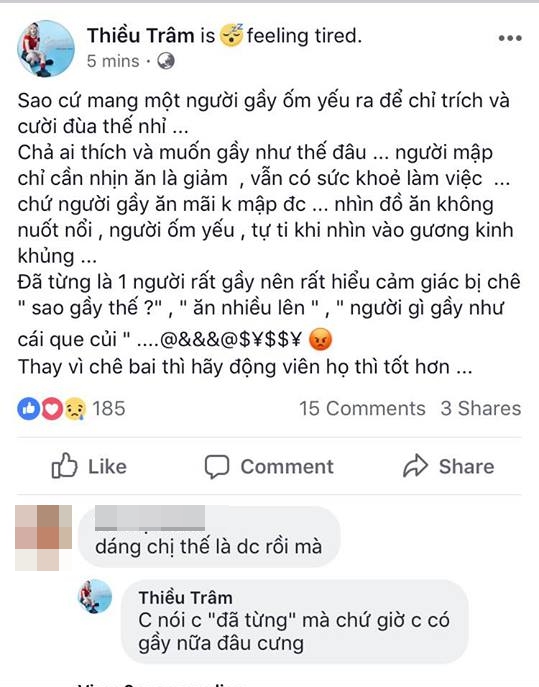 Lê Thúy, Thiều Bảo Trâm và dân mạng lên tiếng bênh vực Cao Ngân trước lời dè bỉu ốm như bộ xương di động - Ảnh 3.